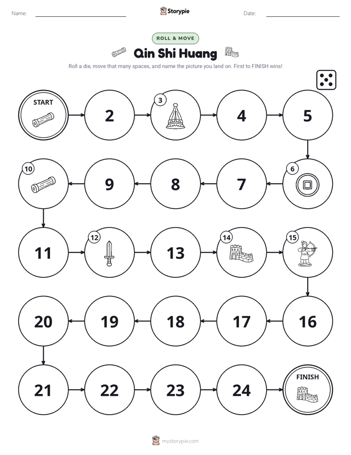 Roll & Move Game
