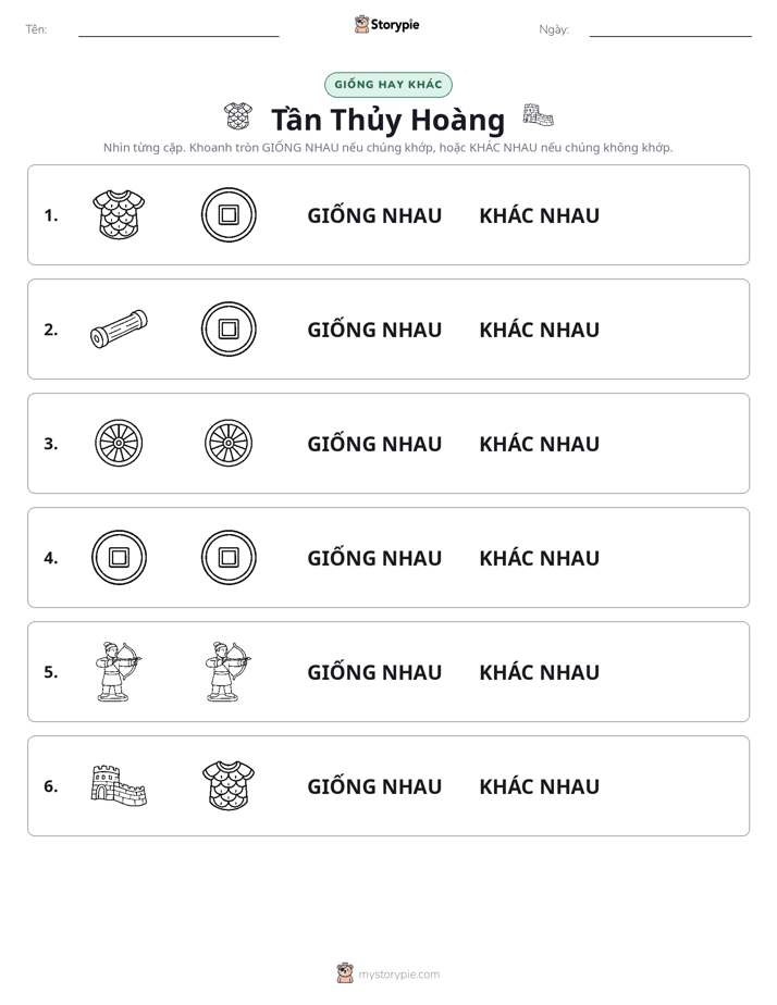 Giống Hay Khác