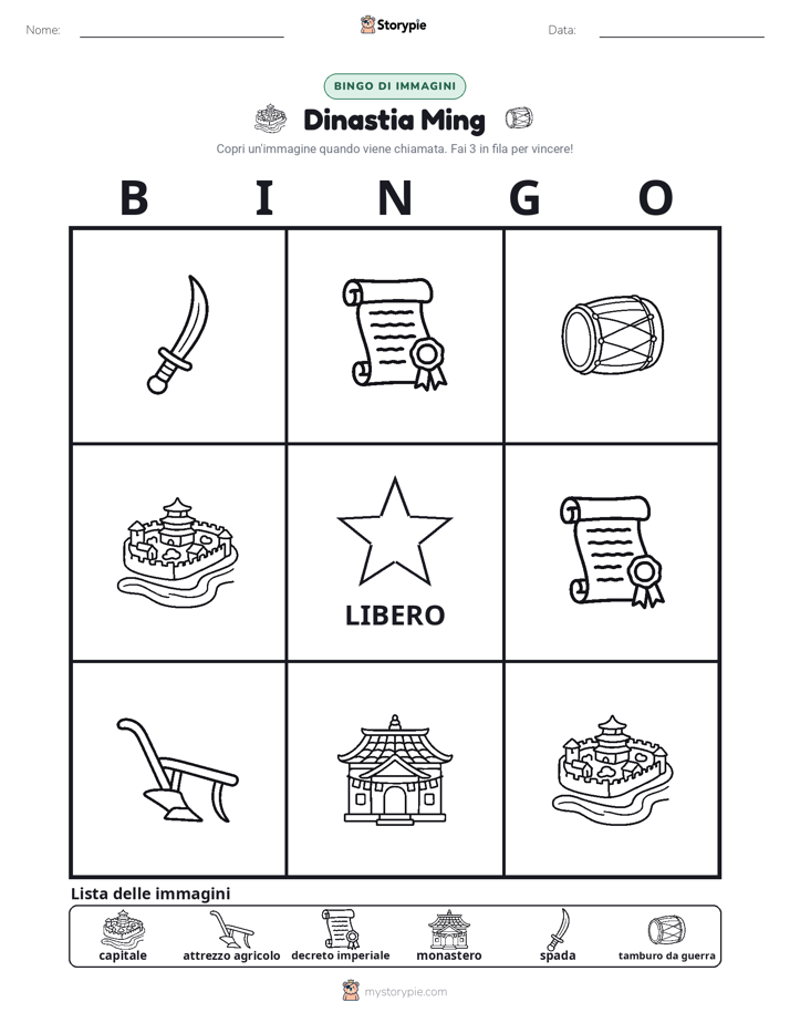 Bingo delle Immagini