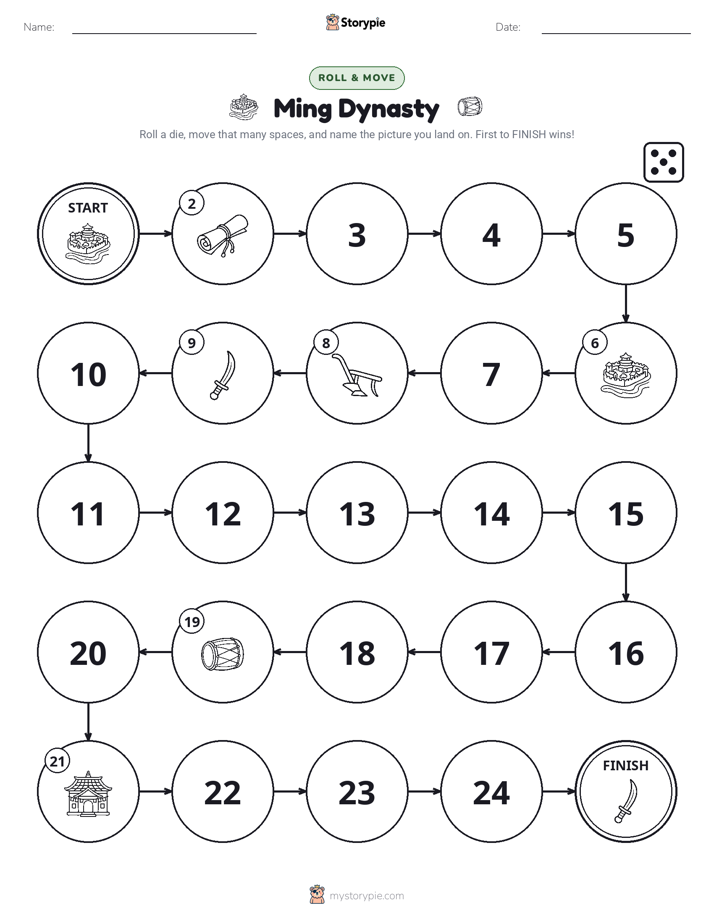 Roll & Move Game