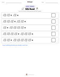Silk Road printable worksheet preview