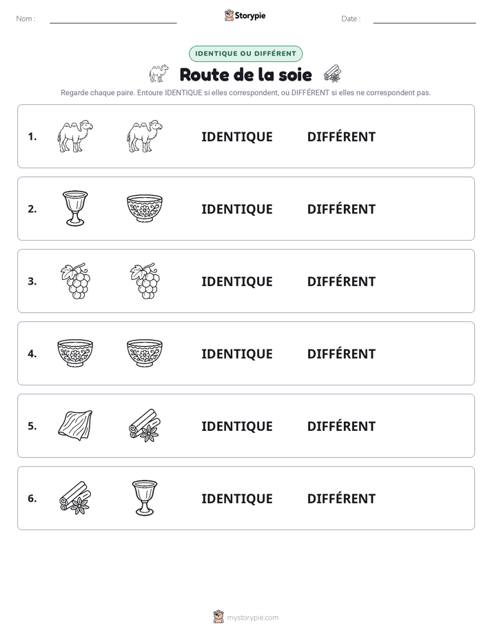 Identique ou Différent