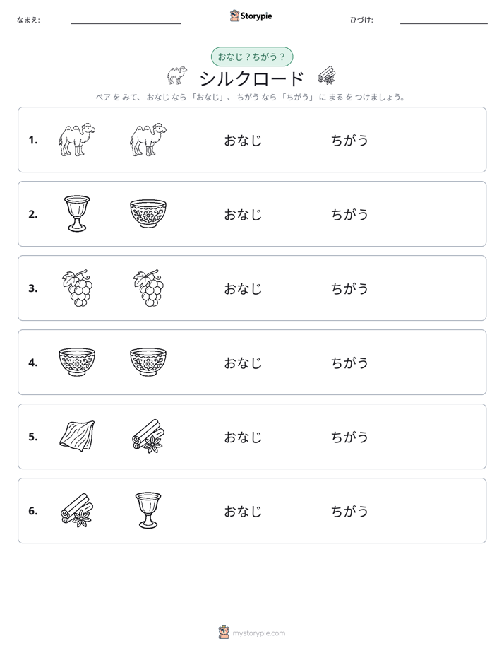 同じか違うか