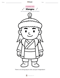 Xiongnu printable worksheet preview