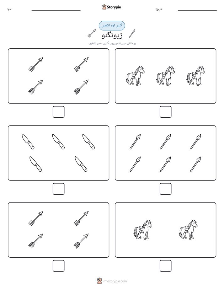 گنیں اور لکھیں