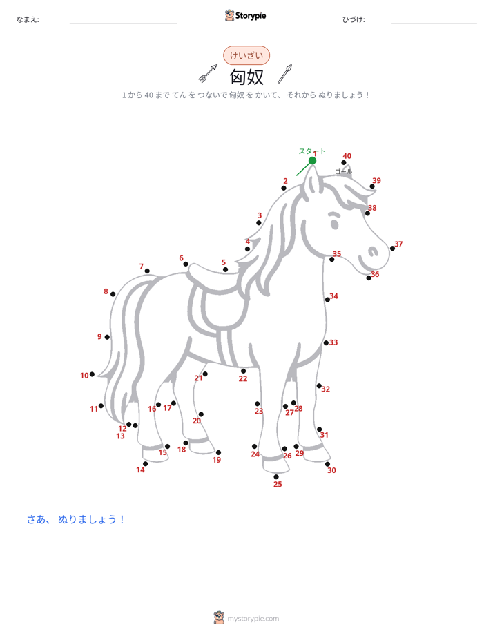 点つなぎ