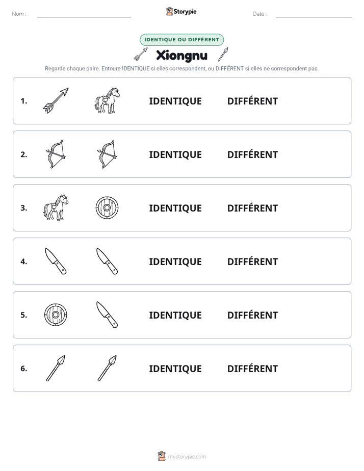 Identique ou Différent