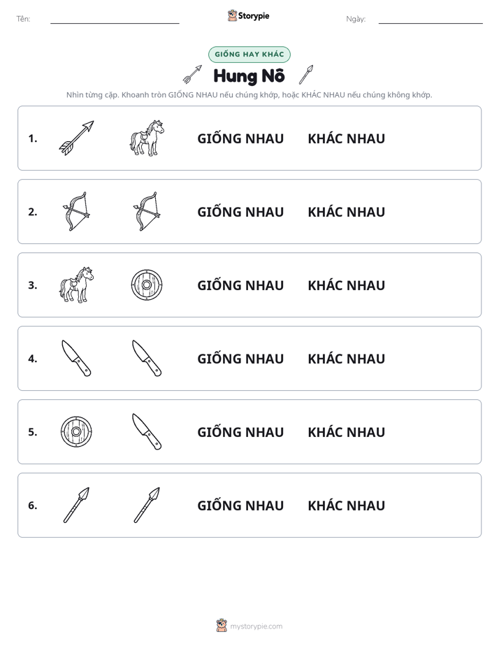 Giống Hay Khác