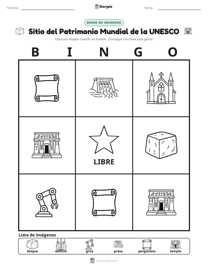 Bingo de Imágenes