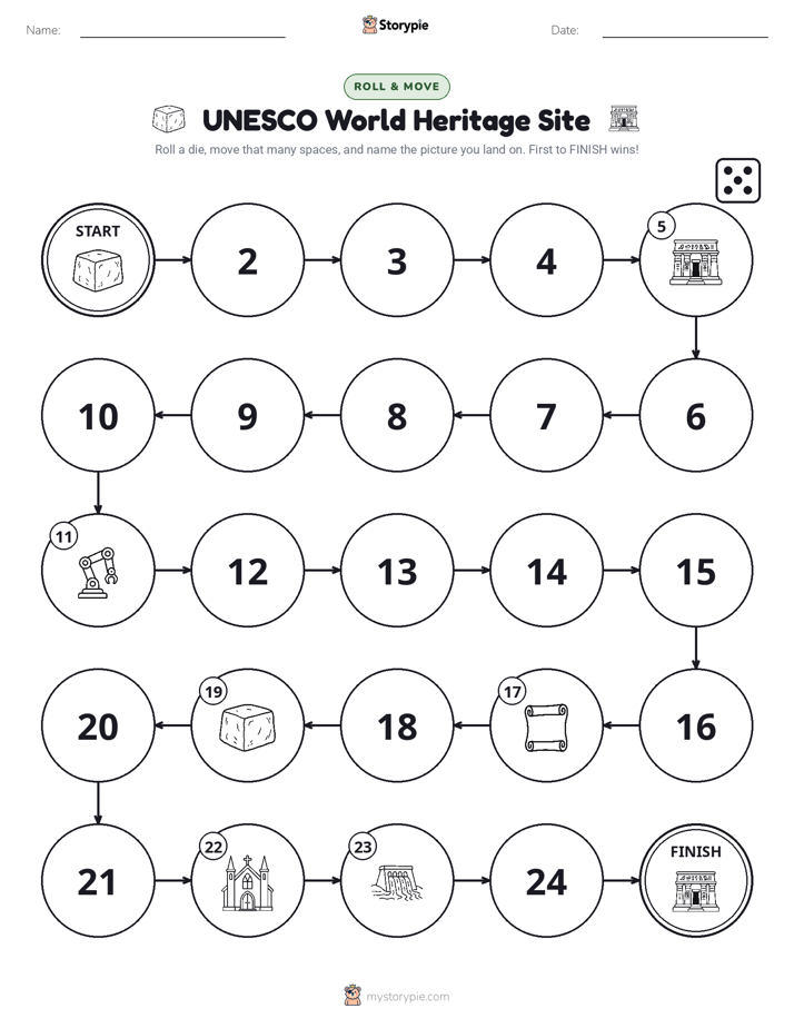 Roll & Move Game