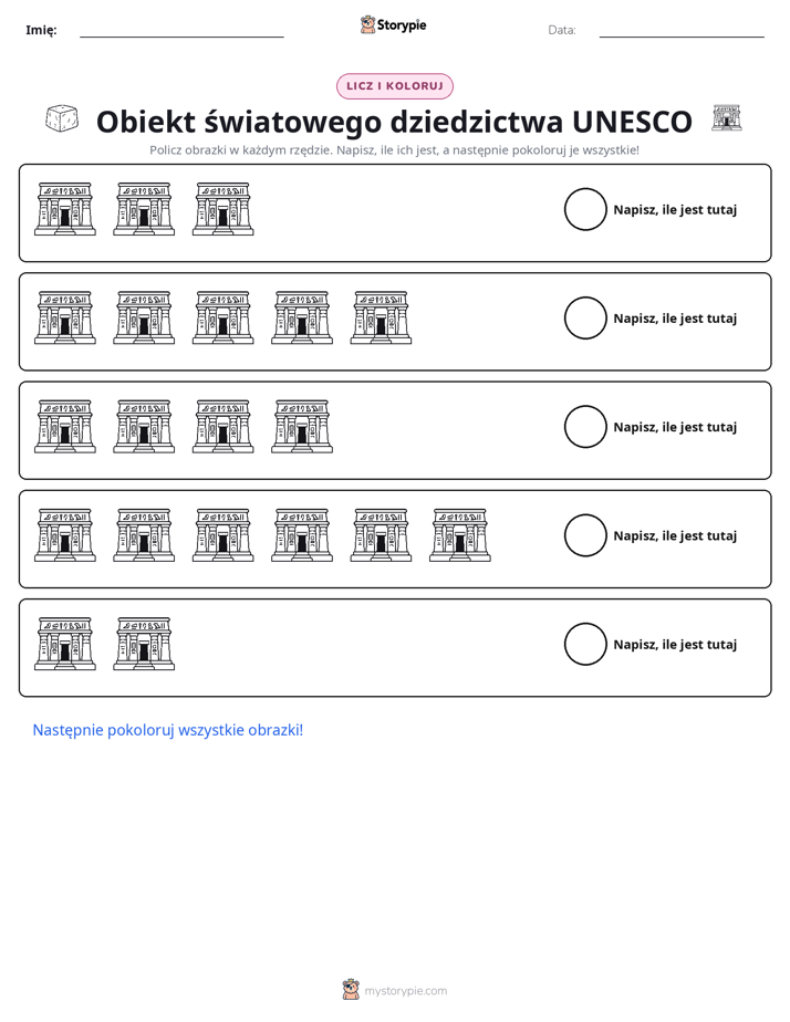 Liczenie i Kolorowanie