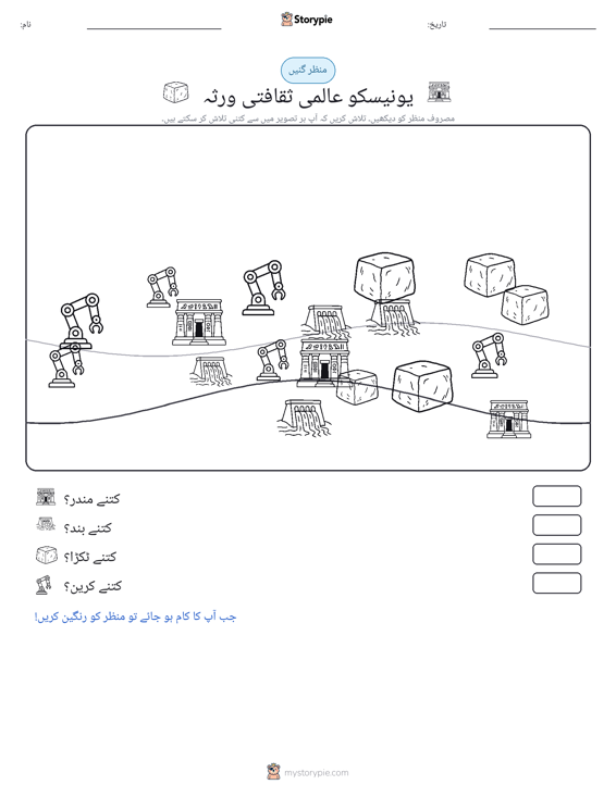 گنتی کا منظر