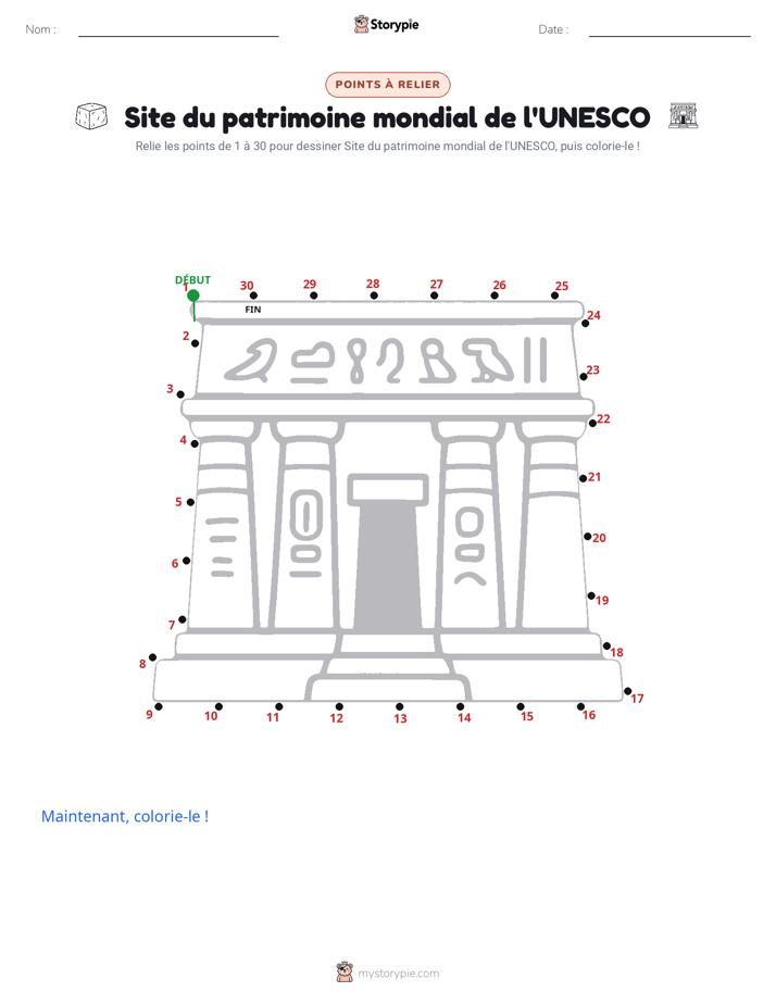 Relie les points