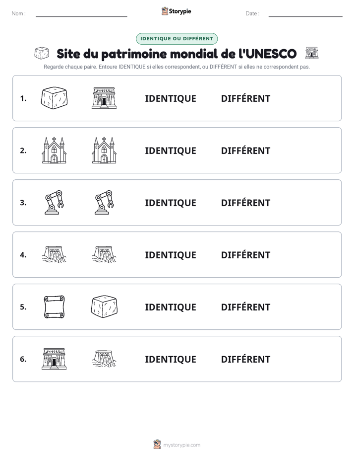 Identique ou Différent