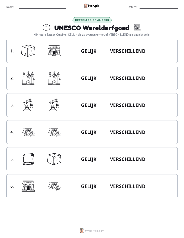 Zelfde of Verschillend