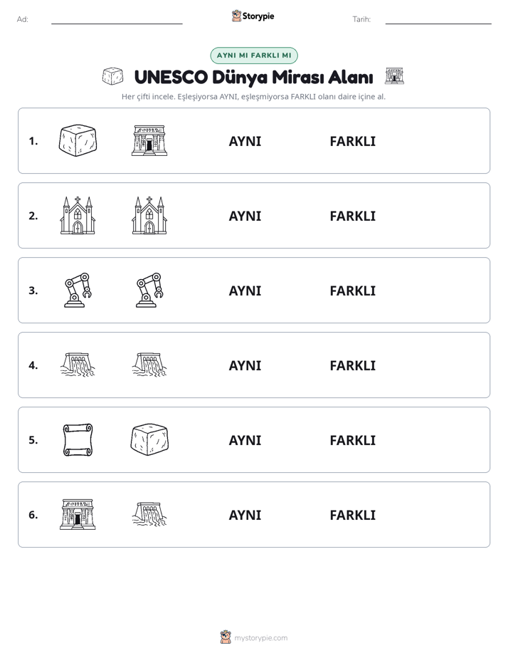 Aynı mı Farklı mı