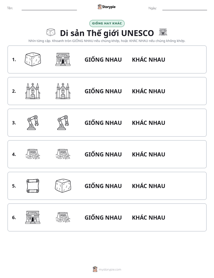 Giống Hay Khác