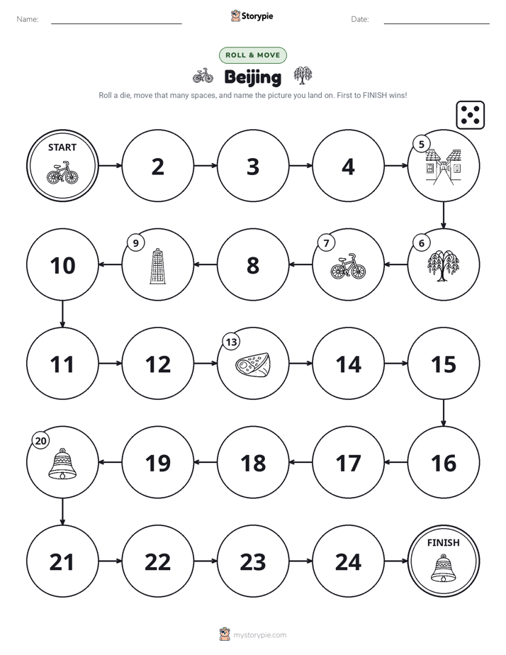 Roll & Move Game