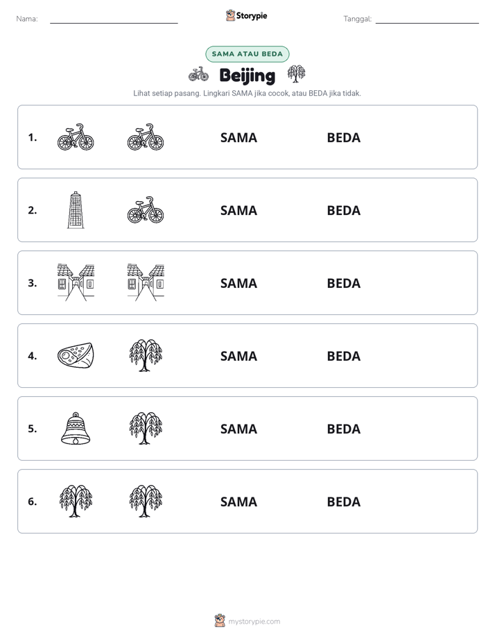 Sama atau Berbeda