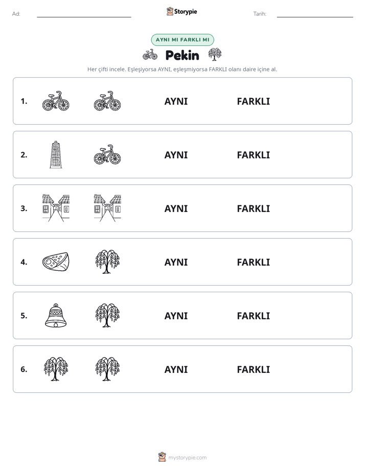 Aynı mı Farklı mı