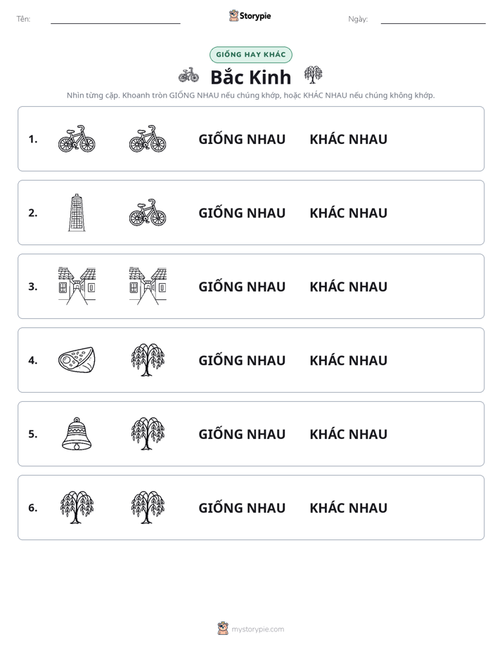 Giống Hay Khác