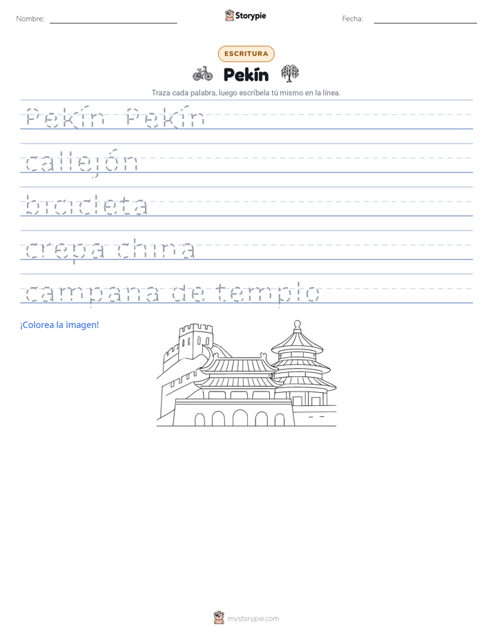 Práctica de Escritura