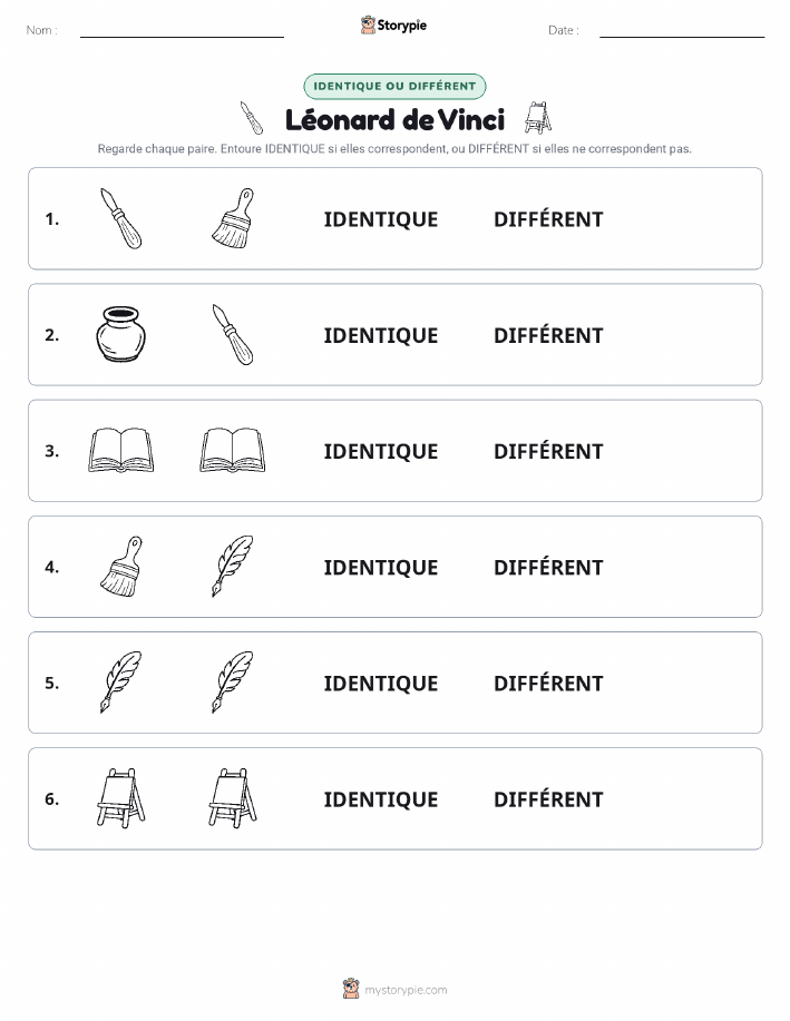Identique ou Différent