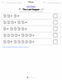 The Last Supper printable worksheet preview