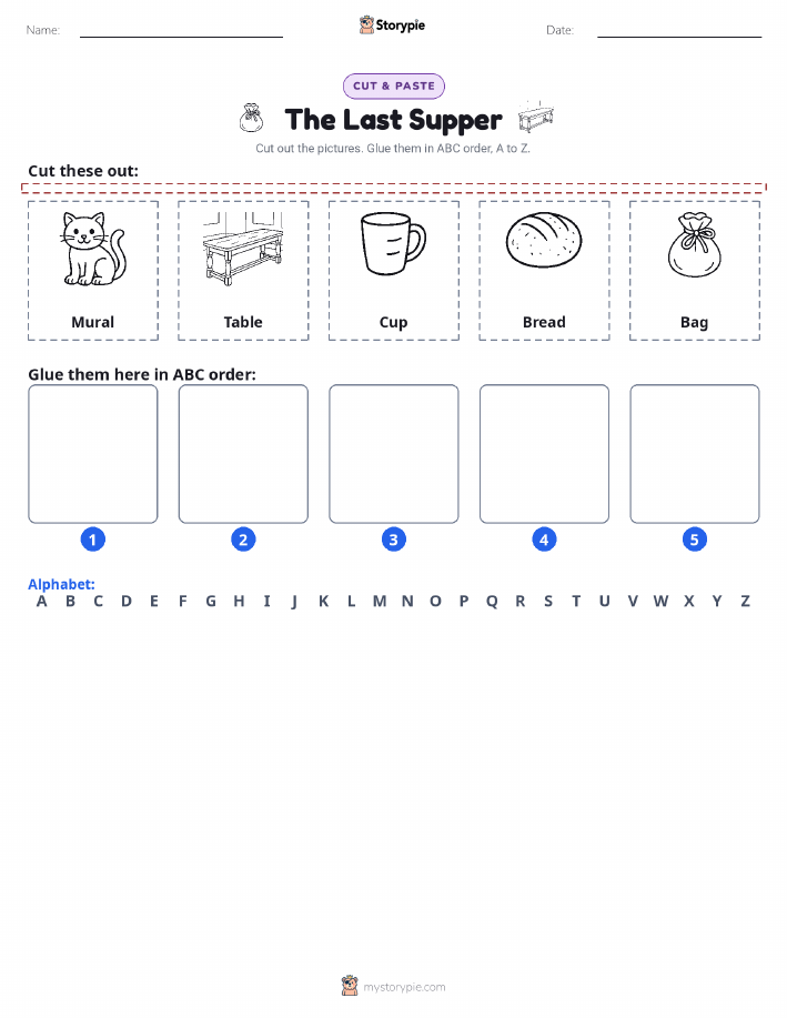 Cut & Paste Alphabet