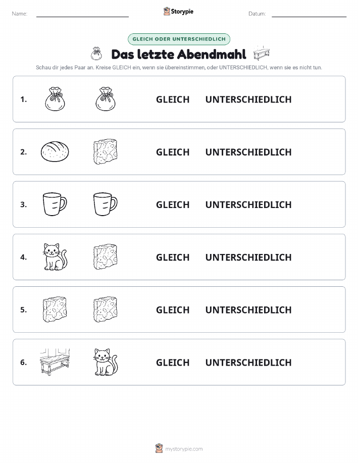Gleich oder Anders