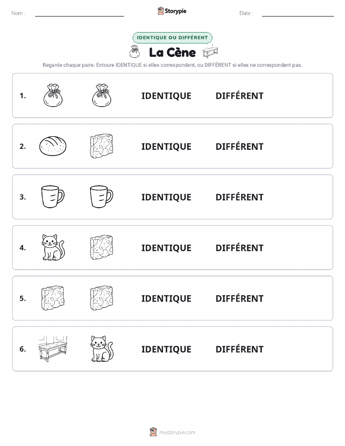 Identique ou Différent