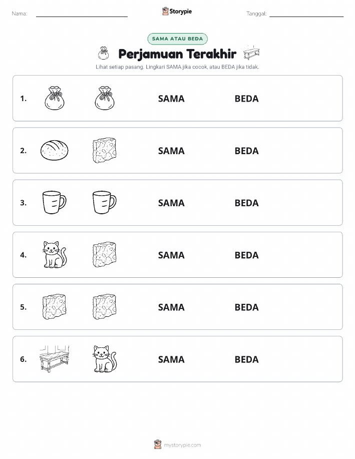 Sama atau Berbeda