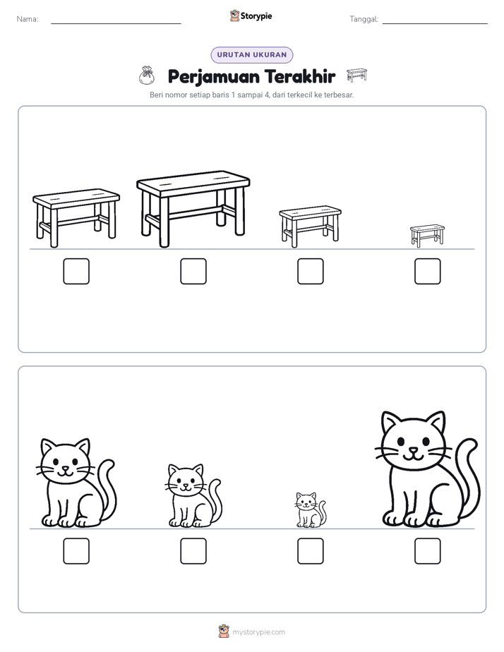 Urutan Ukuran