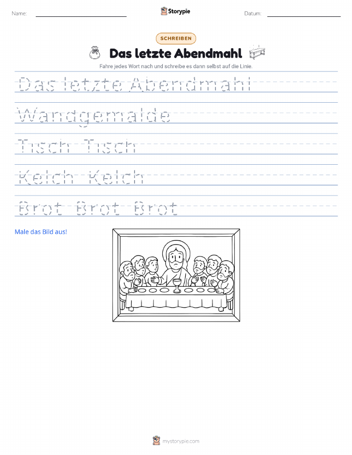 Schreibübung