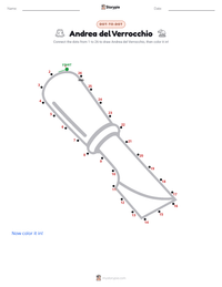 Andrea del Verrocchio printable worksheet preview