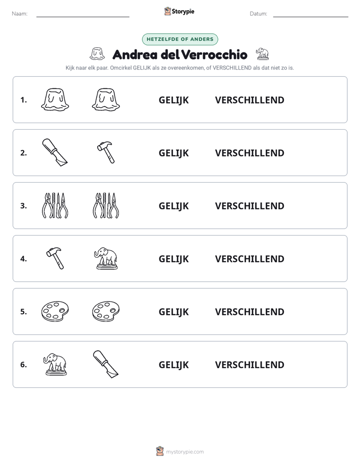 Zelfde of Verschillend