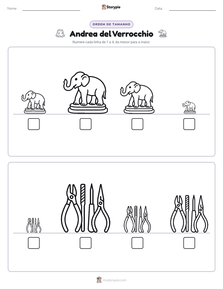 Ordem de Tamanho