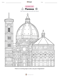Florence coloring page for kids
