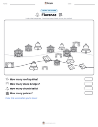 Florence printable worksheet preview