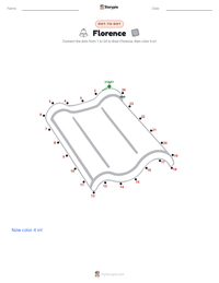 Florence printable worksheet preview