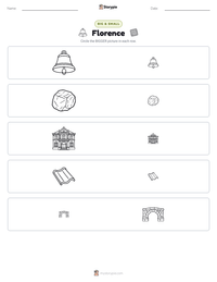 Florence printable worksheet preview