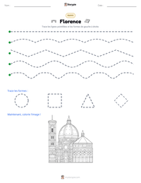 Aperçu de la feuille de travail imprimable Florence