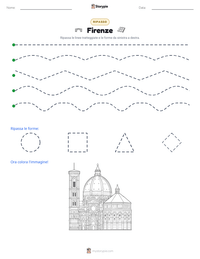 Anteprima della scheda stampabile di Firenze