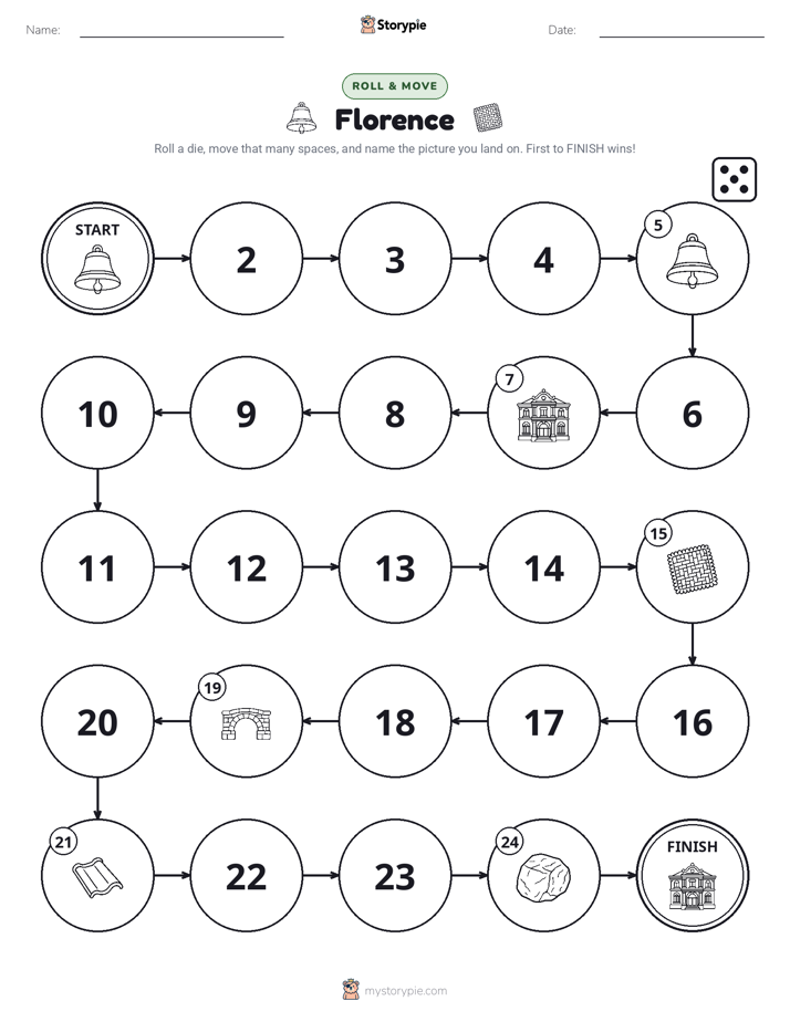 Roll & Move Game