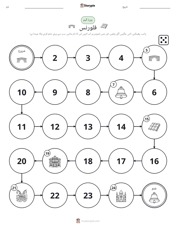 رول اور منتقل کریں کھیل