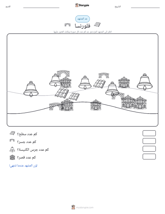 مشهد العد