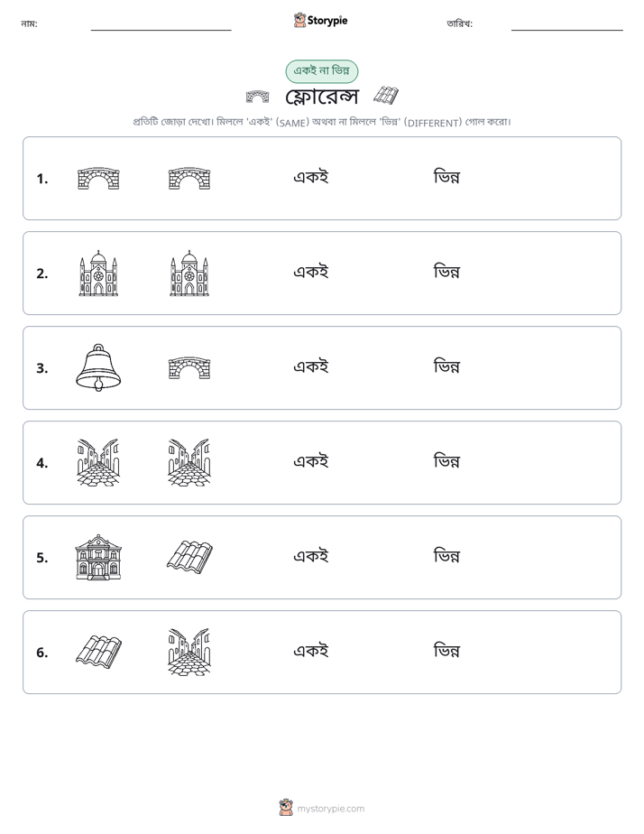 একই বা ভিন্ন