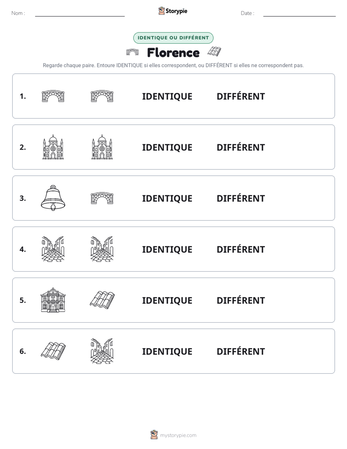 Identique ou Différent