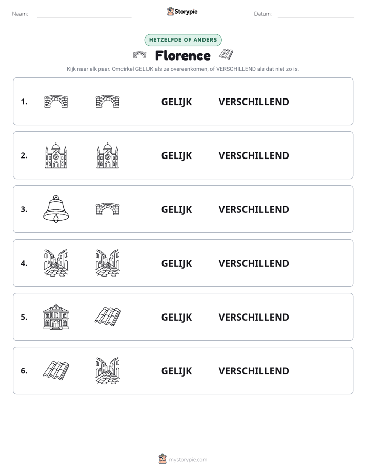 Zelfde of Verschillend