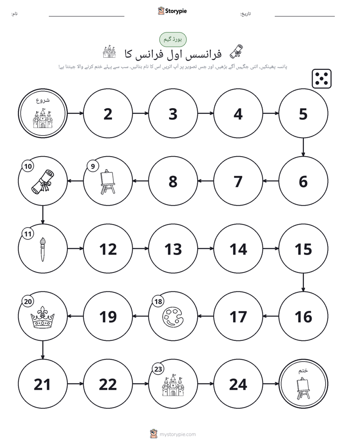 رول اور منتقل کریں کھیل